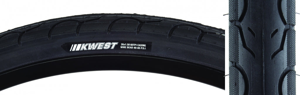 KEN KWEST 26x1.5 BK/BK SRC/60 WIRE 65psi