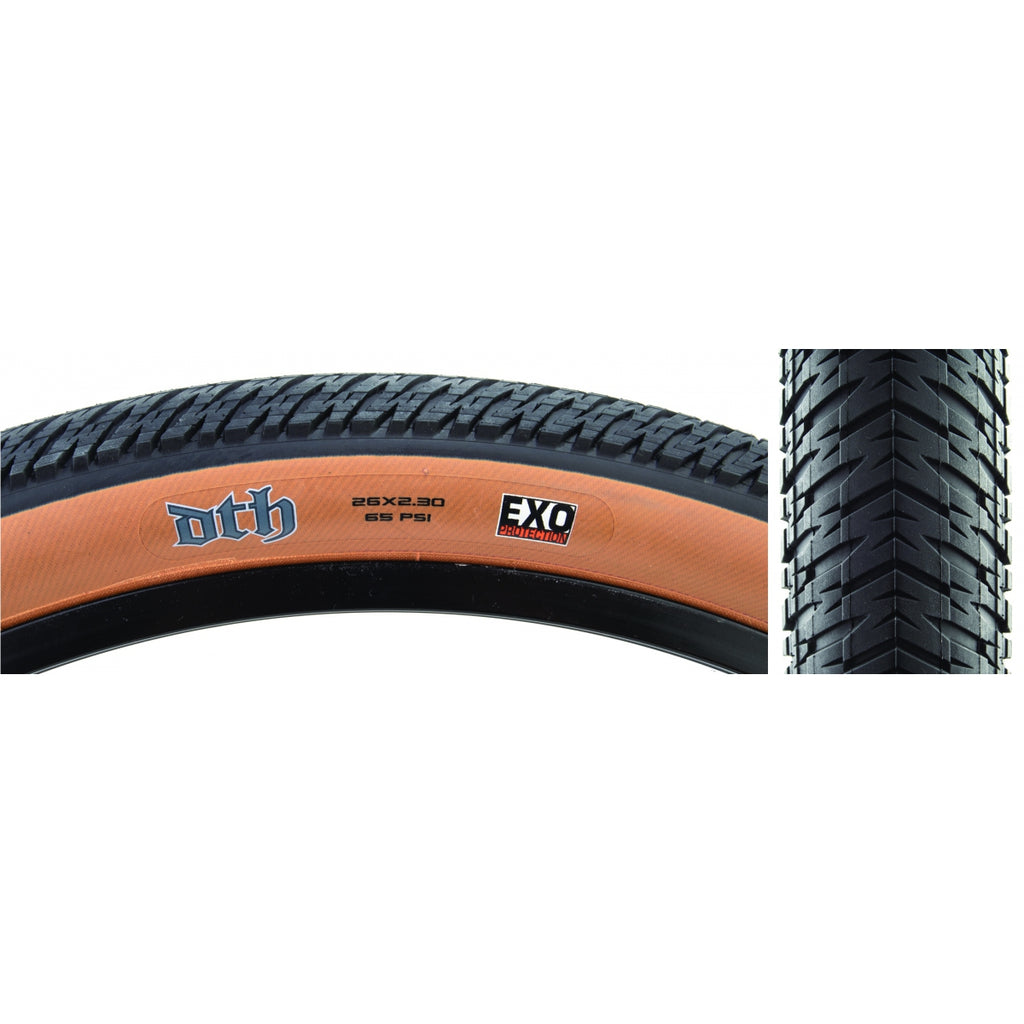 MAX DTH 26x2.3 BK/DSK WIRE/60 SC/EXO