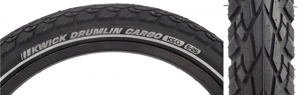 KEN KWICK DRUMLIN CARGO 20x2.0 BK/BK/REF KS/4-PLY/60 WIRE 75psi E25