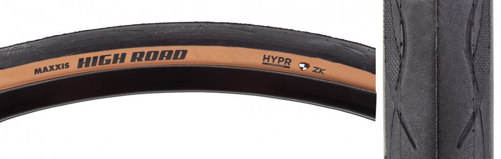 MAX HIGH ROAD 700x25 BK/TAN FOLD/170 HYPR/ZK