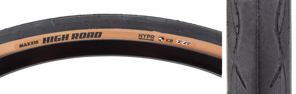 MAX HIGH ROAD 700x25 BK/TAN FOLD/170 HYPR/ONE70/K2/TR