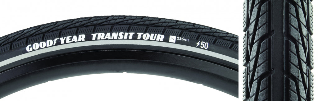 GOODYEAR TRANSIT TOUR S3 700x30 BLACK WIRE RFL/DYC/E50