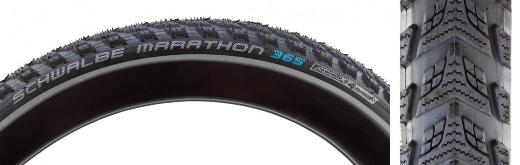 SWB MARATHON 365 20x1.5 GN-GUARD BK/BK/REF FOUR SEASON E50 DYNAMO WIRE