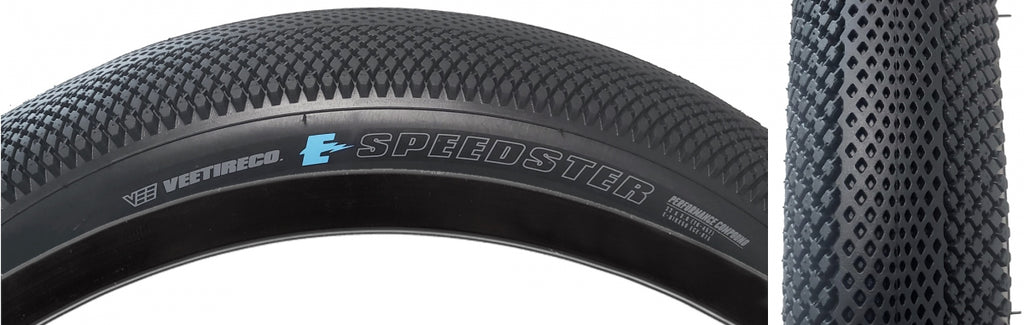 VEE SPEEDSTER 22x3.0 457 BK/BK WIRE/26 PERF/OVER RIDE E50