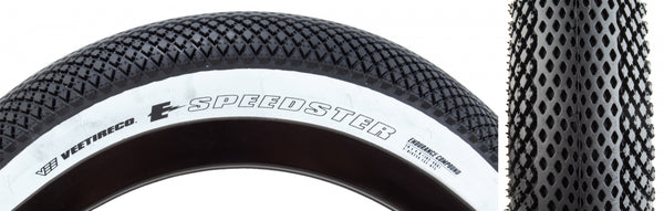 VEE SPEEDSTER 20x4.0 BK/WH WIRE/26 ENDURO/OVER RIDE E50