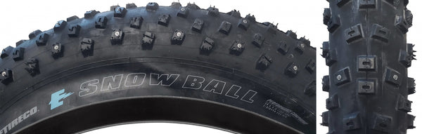 VEE SNOWBALL 20x4.0 BK/BK WIRE/26 ENDURO/OVER RIDE/STUD-120 E50 MAX36PSI