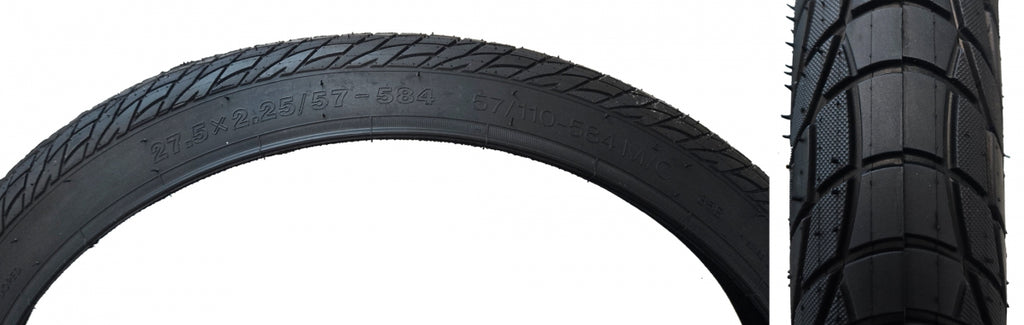SUNLITE 27.5x2.25 BK/BK URBAN SLICK H5213 WIRE/27
