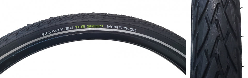 SWB MARATHON 27.5x1.65 PERF TWIN GN-GUARD BK/BK/REF ADDIX ECO E25 WIRE