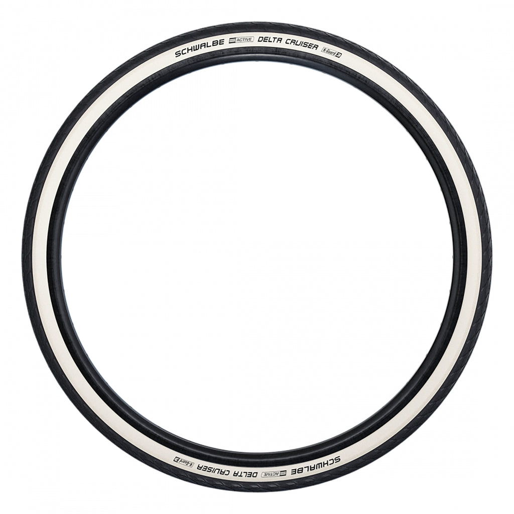 SWB DELTA CRUISER PLUS 700x28 TWINSKIN P-GUARD BK/WH/REF E25 WIRE
