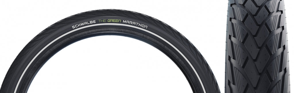 SWB MARATHON 26x1.25 PERF TWIN SKIN GN-GUARD BK/BK/REF ADDIX ECO E25 WIRE