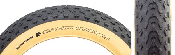 VEE MISSION COMMAND 20x4.0 BK/TAN WIRE/26 PERF/OVER RIDE E50