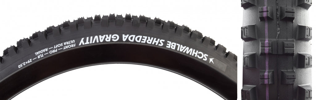 SWB SHREDDA FRONT 29x2.5 EVO GRAVITY PRO RADIAL BK/BSK ADDIX U-SOFT TLR E50 FOLD