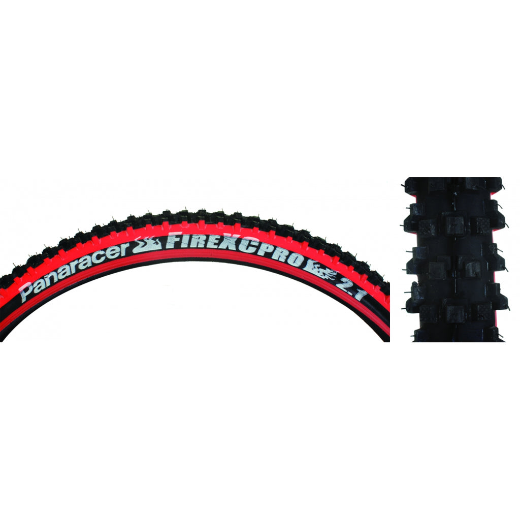 PAN FIRE XC PRO 26x2.1 WIRE BK/RD/BK