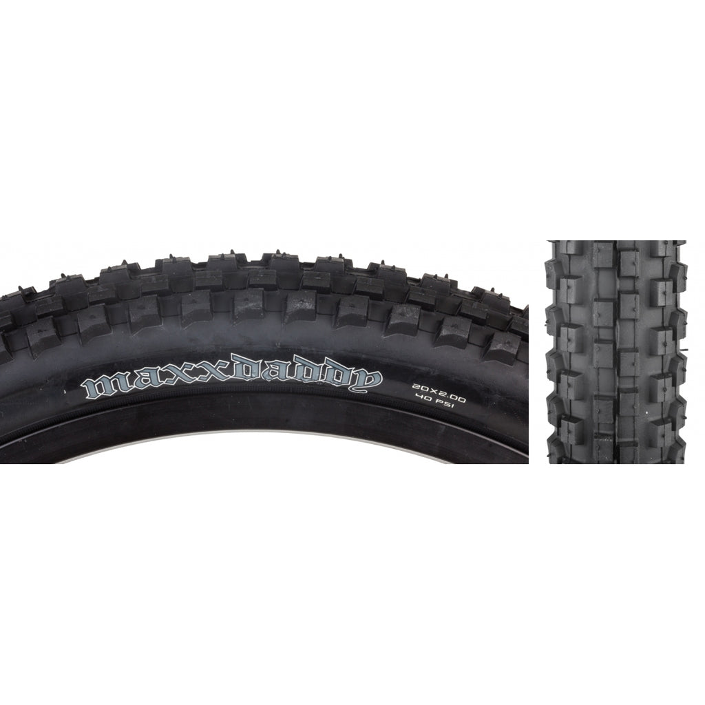 MAX MAXXDADDY 20x2.0 BLACK WIRE/60 SC