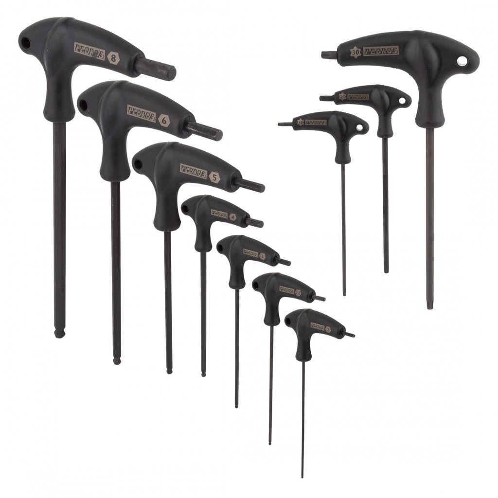 ALLEN WRENCH PEDROS T-HANDL HEX/TORX 10pc