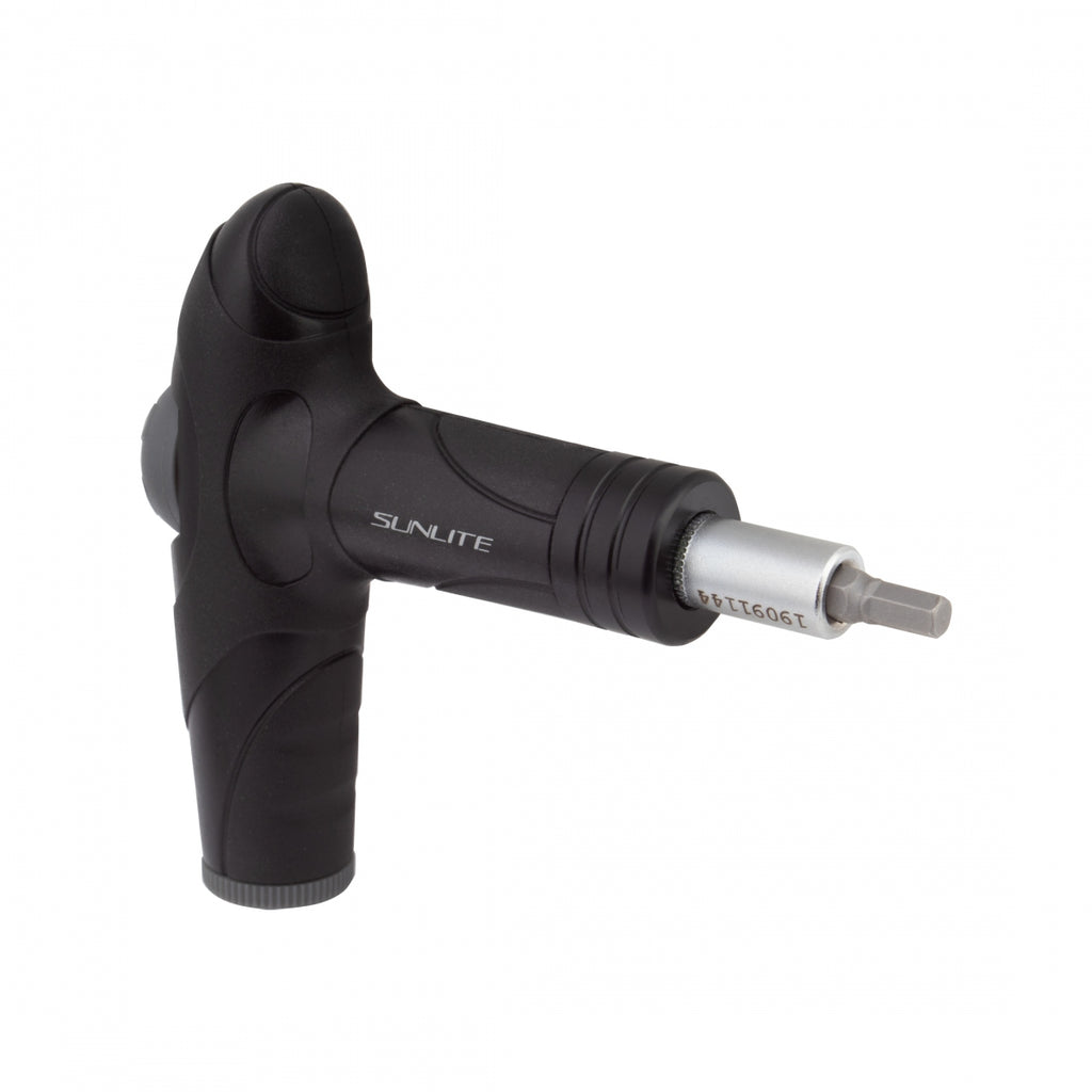 TORQUE WRENCH SUNLITE ADJ 4/5/6Nm 3-4-5mm/T25 BLACK