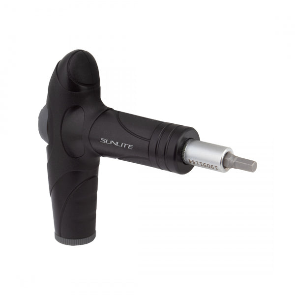 TORQUE WRENCH SUNLITE ADJ 4/5/6Nm 3-4-5mm/T25 BLACK