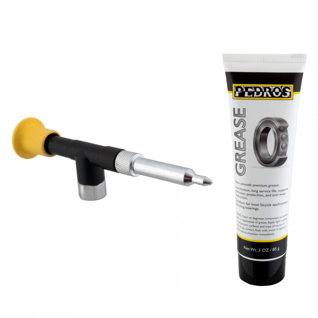 PEDROS GREASE GUN COMBO w/3oz GREASE TUBE