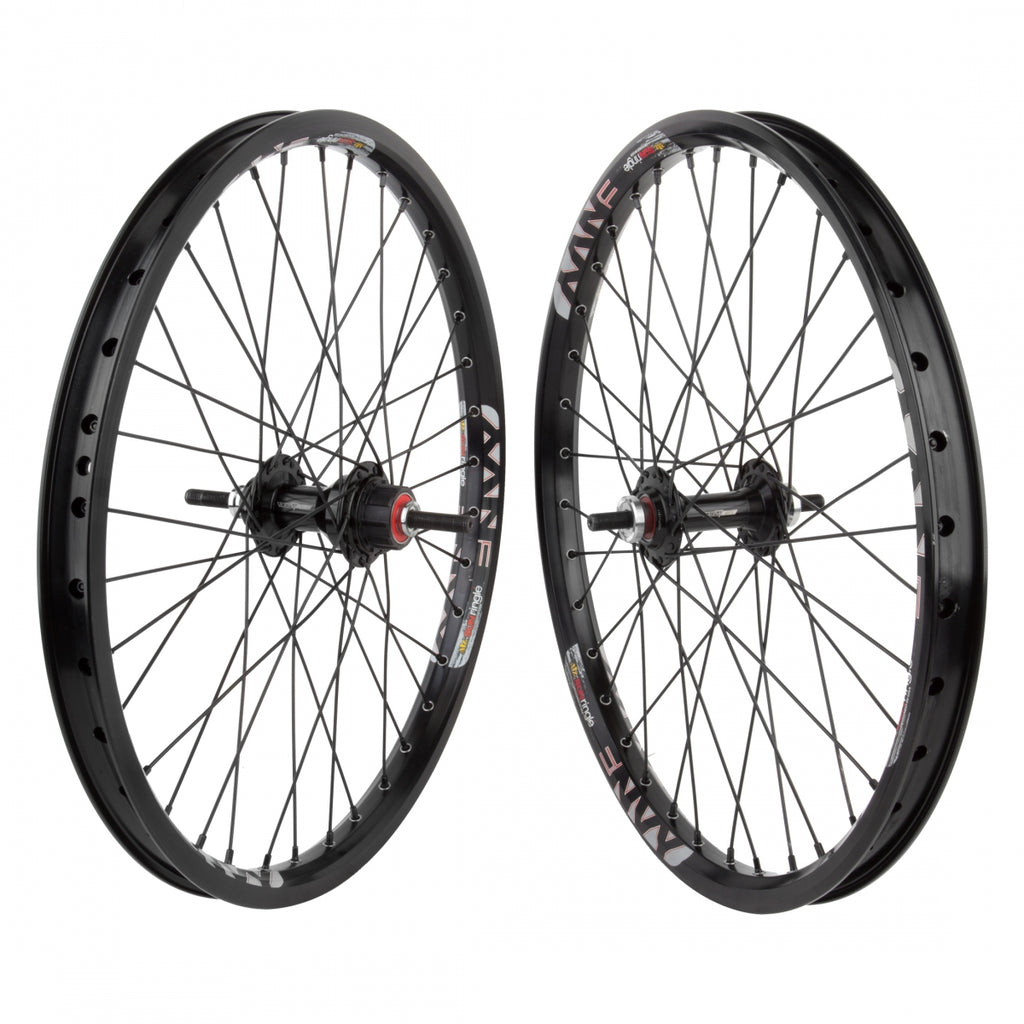 PAIR 20x1.75 406x21 SUN ENVY WELD BLACK 36 BLACK-OPS MX3100 1sp CASS 16T SEAL BLACK 110mm DTI2.0BK