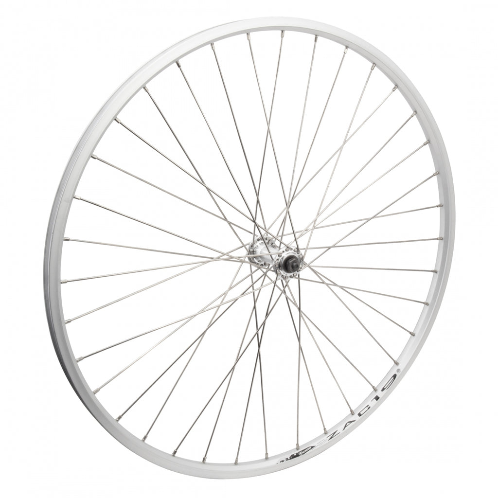 FRONT 700x35 622x19 WEI ZAC19 SILVER 36 ALLOY QR SILVER 12gSS