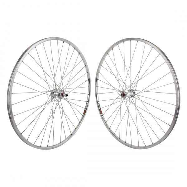 PAIR 27x1 630x13 SUN M13 SILVER 36 ORIGIN 8 RD2100 FW 5/6/7so QR SEAL SILVER 126mm DTI2.0SL