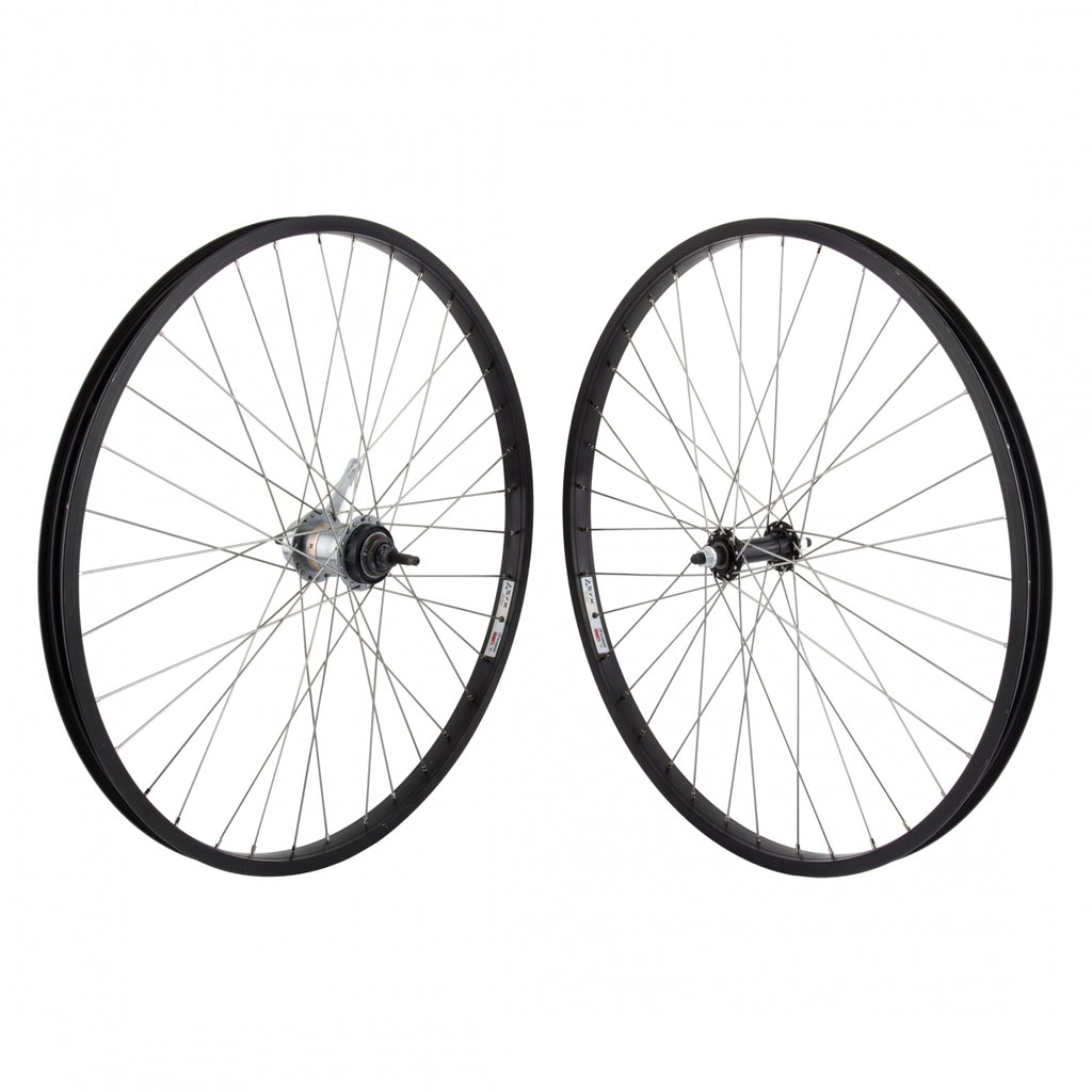 PAIR 26x1.75 559x25 WEI AS7X BLACK 36 ALLOY BO 3/8 BLACK NEX 3sp CB 120mm DTI2.0SL w/TRIM KIT & SHIFTER