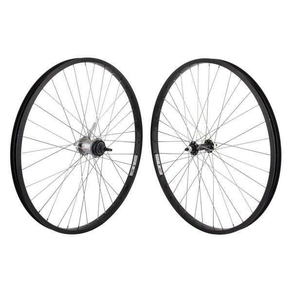 PAIR 26x1.75 559x25 WEI AS7X BLACK 36 ALLOY BO 3/8 BLACK NEX 3sp CB 120mm DTI2.0SL w/TRIM KIT & SHIFTER
