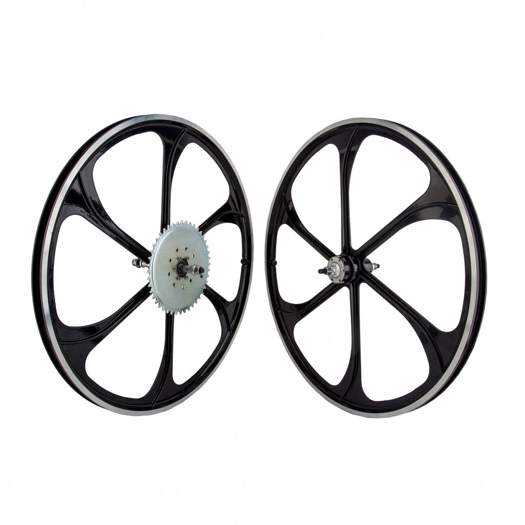 MAGURA WHEEL MASTER PAIR 26x1.5 559x27 ALLOY w/44T-FIXED BLACK