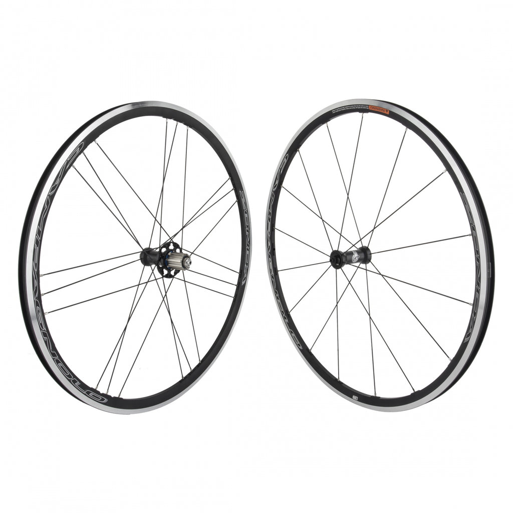 PAIR CAMPAGNOLO 700 ZONDA C17 CAMPAGNOLO 9-12sCAS BLACK CLINCHER