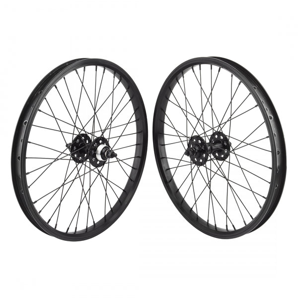 PAIR 20x1.75 406x24 SE BIKES BLACK 36 SE BIKES 1s FW SEAL 3/8 BLACK 110mm DTI2.0BK