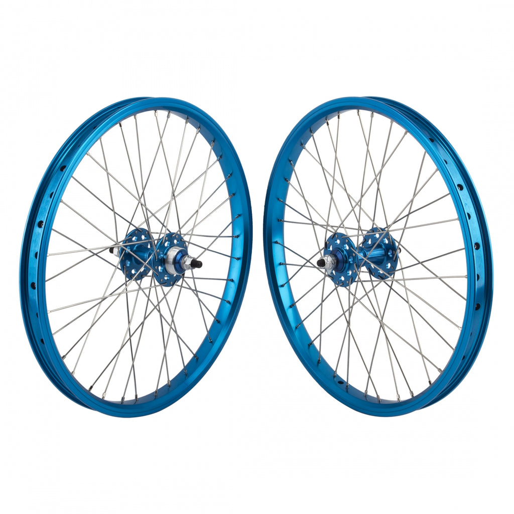 PAIR 20x1.75 406x24 SE BIKES BLUE 36 SE BIKES 1s FW SEAL 3/8 BLUE 110mm DTI2.0SL