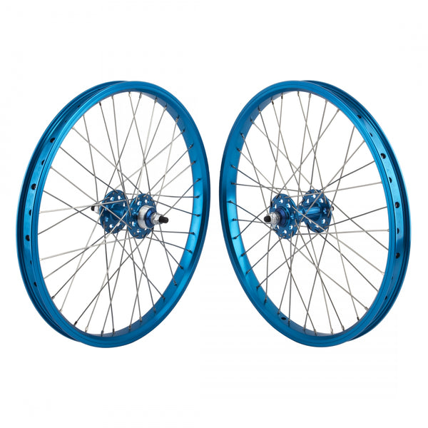 PAIR 20x1.75 406x24 SE BIKES BLUE 36 SE BIKES 1s FW SEAL 3/8 BLUE 110mm DTI2.0SL