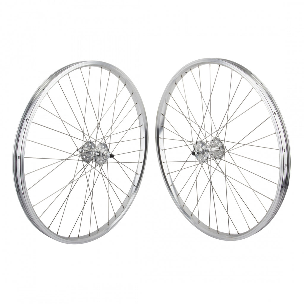 PAIR 26x1.75 559x24 SE BIKES SILVER 36 SE BIKES 1s FW SEAL 3/8 SILVER 110mm DTI2.0SL