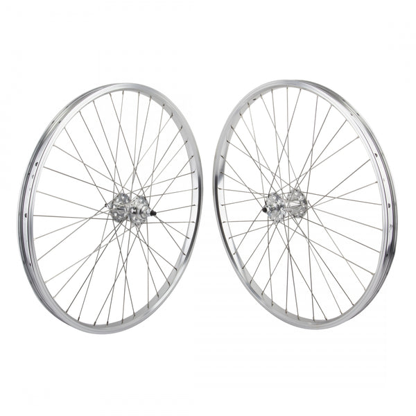 PAIR 26x1.75 559x24 SE BIKES SILVER 36 SE BIKES 1s FW SEAL 3/8 SILVER 110mm DTI2.0SL