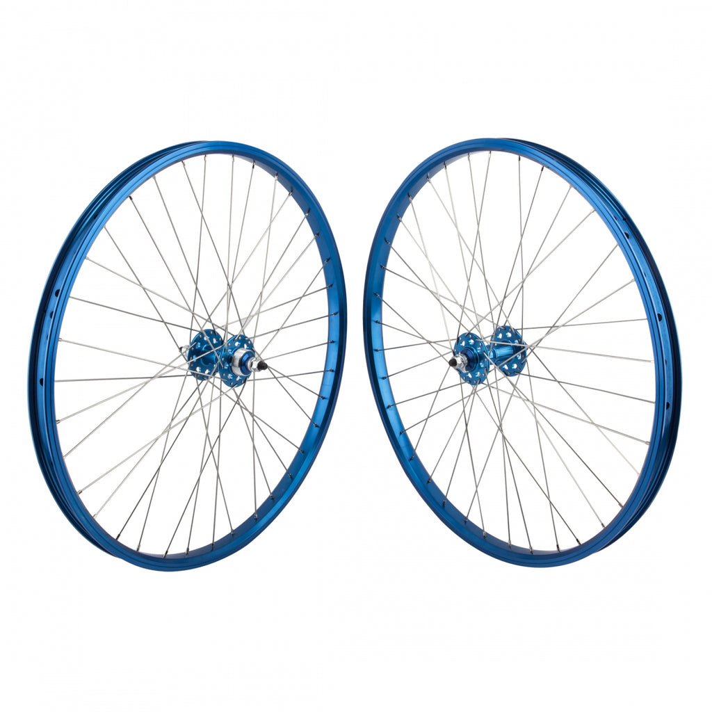 PAIR 26x1.75 559x24 SE BIKES BLUE 36 SE BIKES 1s FW SEAL 3/8 BLUE 110mm DTI2.0SL