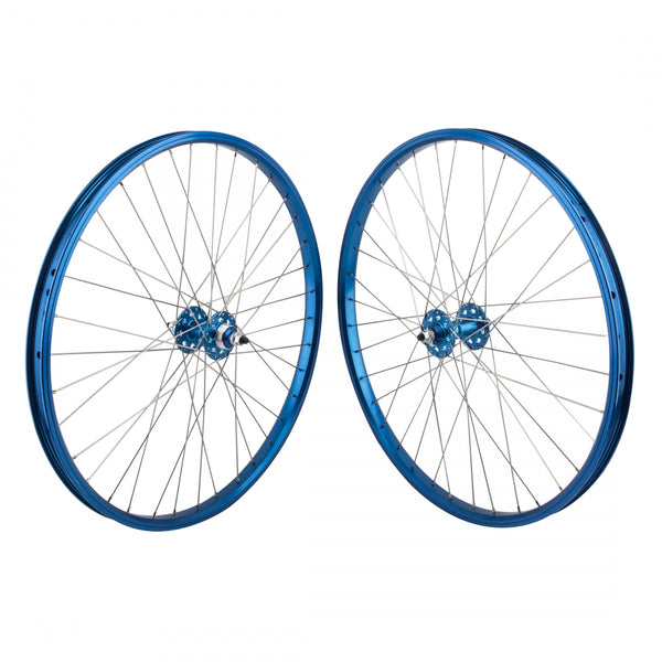 PAIR 26x1.75 559x24 SE BIKES BLUE 36 SE BIKES 1s FW SEAL 3/8 BLUE 110mm DTI2.0SL