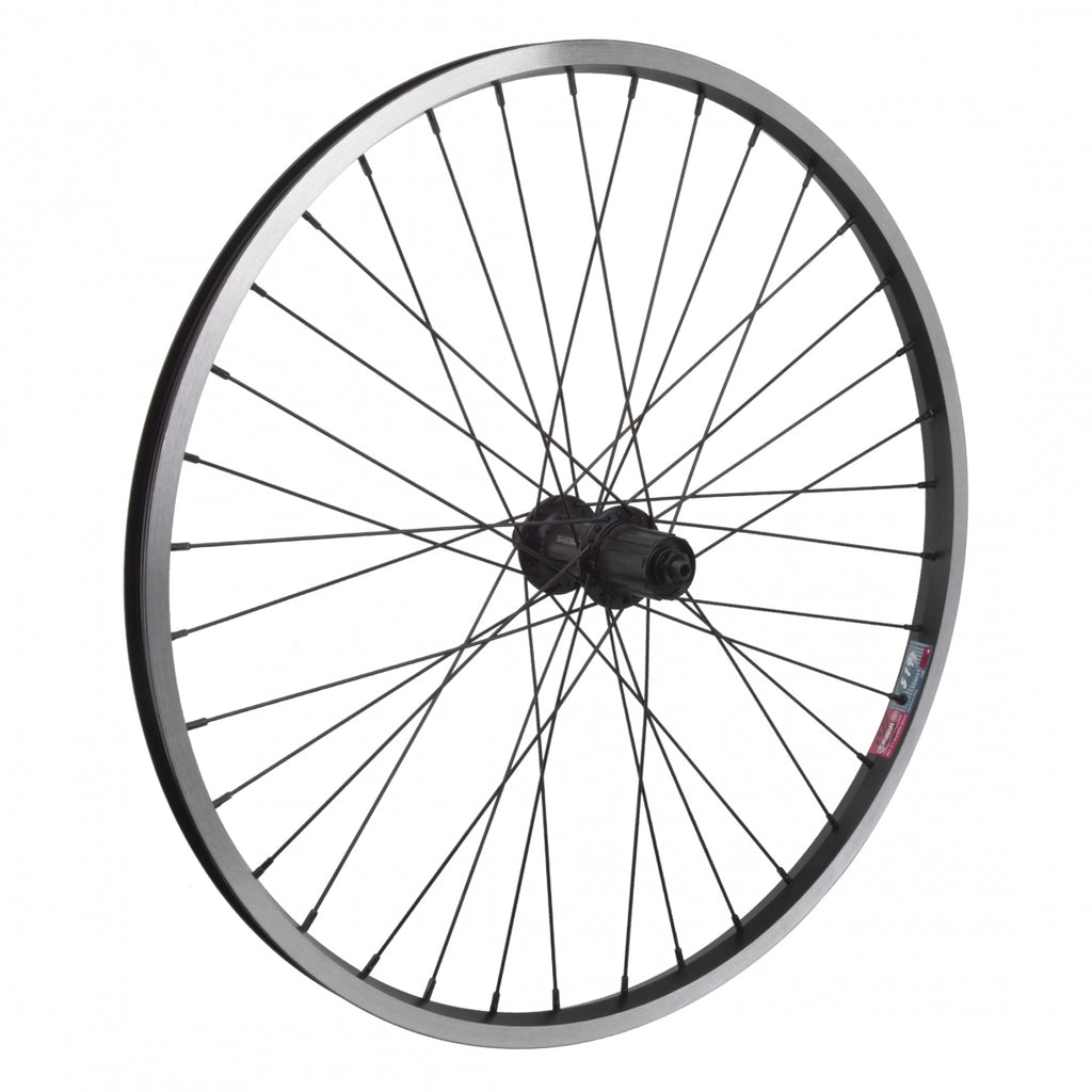 REAR 24x1.75 507x19 ALLOY BLACK MSW 36 WHEEL MASTER MT5010 8-10sCAS QR BLACK 135mm 14gBK