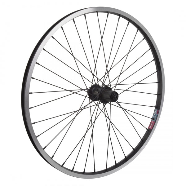 REAR 24x1.75 507x19 ALLOY BLACK MSW 36 WHEEL MASTER MT5010 8-10sCAS QR BLACK 135mm 14gBK