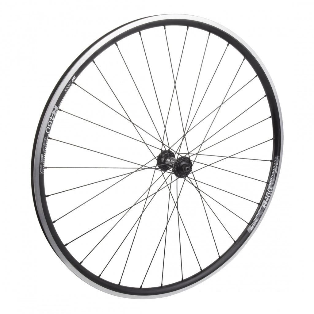 FRONT 700 622x18 DT R460 BLACK MSW 32 SHIMANO RS400 QR BLACK 100mm DT2.0BK