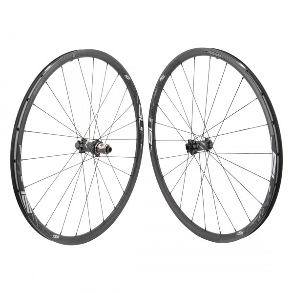 PAIR FSA 700 622x20 SLK AGX CARBON TBLS DISC 24 PRA-SP 9-11sCAS 6B QR/12mm BLACK