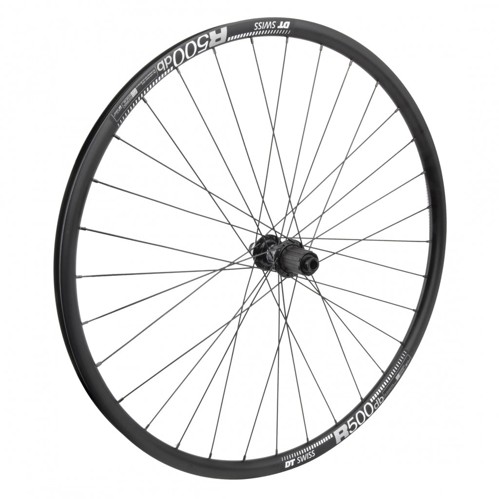 REAR 700 622x22.5 DT R500 BLACK DISC 32 SHIMANO R7070 8-11sCAS CL 12mm BLACK 142mm DT2.0BK **NO 8-10 SPEED SHIM**