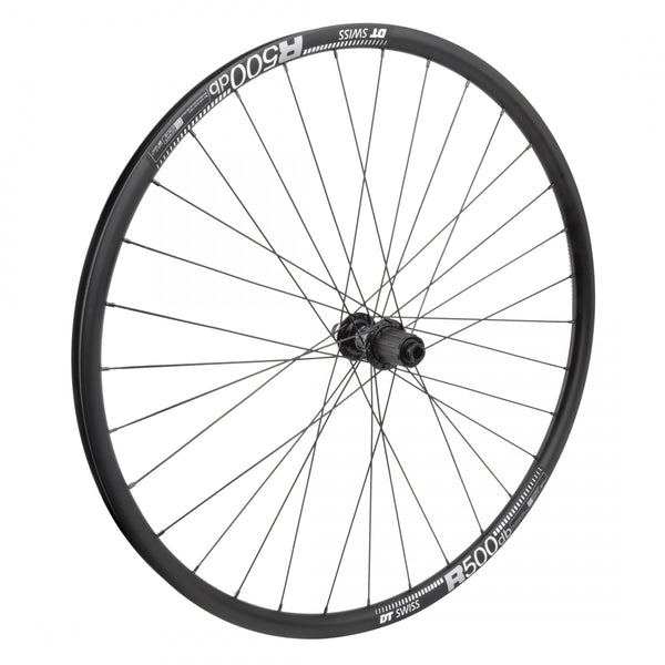 REAR 700 622x22.5 DT R500 BLACK DISC 32 SHIMANO R7070 8-11sCAS CL 12mm BLACK 142mm DT2.0BK **NO 8-10 SPEED SHIM**