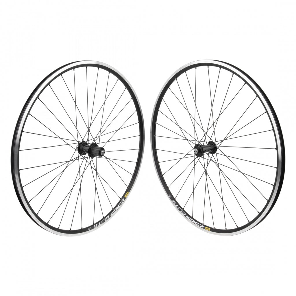 PAIR 700 622x15 MAV CXP ELITE BLACK MSW 32 SHIMANO R7000 8-11sCASS QR BLACK 130mm DTI2.0BK