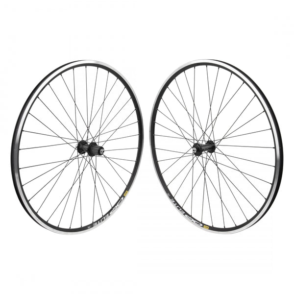 PAIR 700 622x15 MAV CXP ELITE BLACK MSW 32 SHIMANO R7000 8-11sCASS QR BLACK 130mm DTI2.0BK