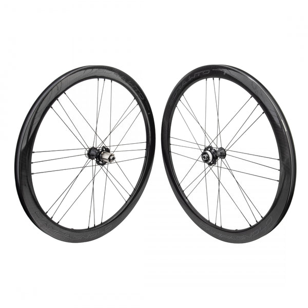 PAIR CAMPAGNOLO 700 BORA WTO 45 DB CAMPAGNOLO 10-12sCASS THRU 12x142mm DK LABEL CLINCHER