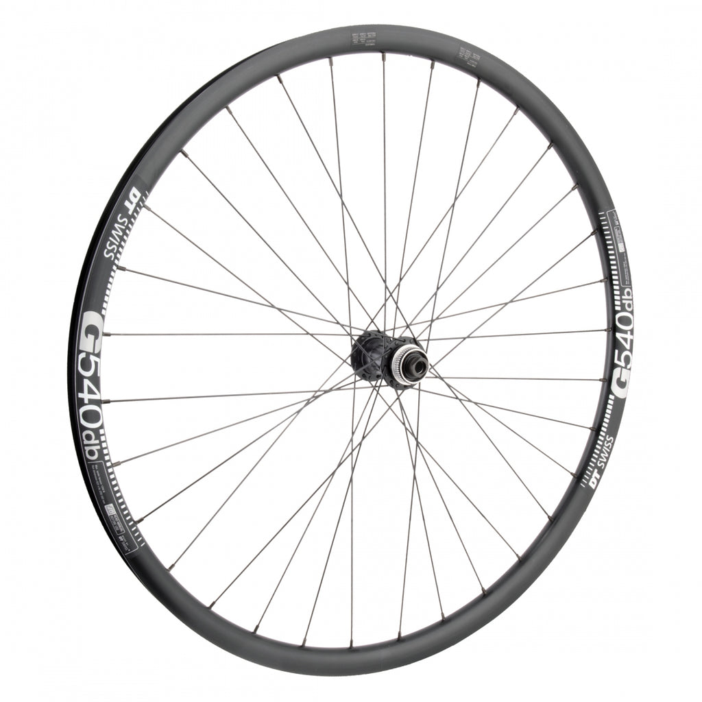 FRONT 700 622x24 DT G540 BLACK DISC 32 SHIMANO RS470 CL 12mm SEAL BLACK 100mm DTI2.0BK