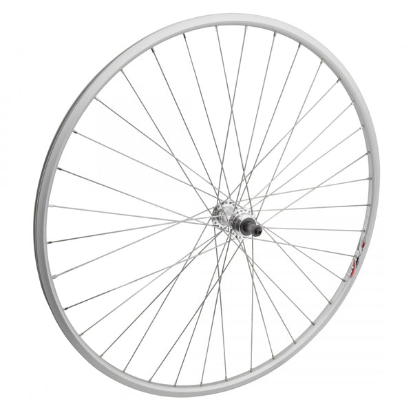 REAR 27x1 630x14 WEI LP18 SILVER 36 ALLOY FW 5/6/7sp QR SILVER 126mm DTI2.0SL