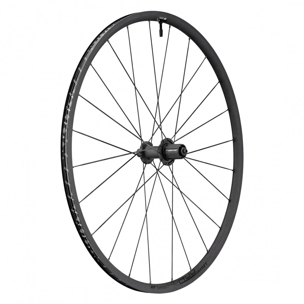 REAR DT 700 622x18 PR1400 DICUT OXIC 21 130x5mm BLACK 8-11sCASS w/TUBELESS VALVE/TAPE/BRAKE PADS