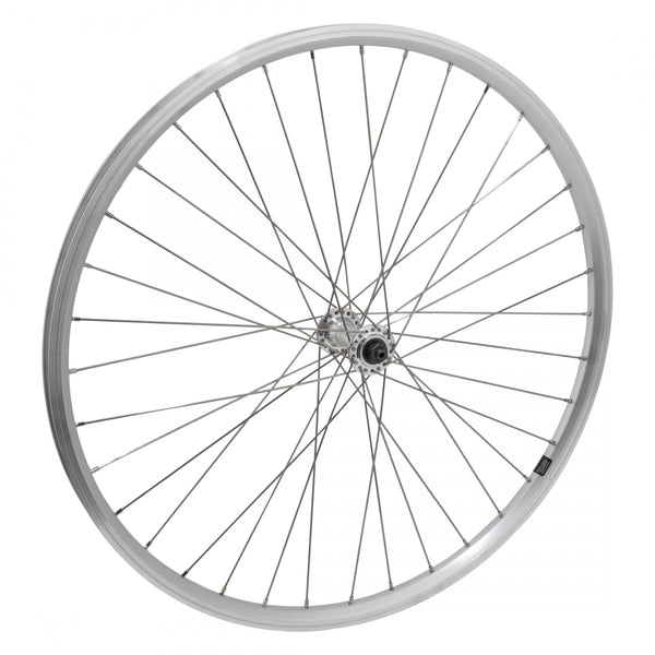 FRONT 26x1.5 559x19 MACH1 ER10 SILVER 36 ALLOY QR SILVER 100mm SS2.0SL