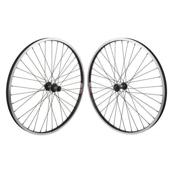 PAIR 26x1.5 559x19 ALLOY BLACK MSW 36 WHEEL MASTER AQ1000 WHEEL MASTER MT5010 8-10sCAS QR BLACK 135mm 14gBK